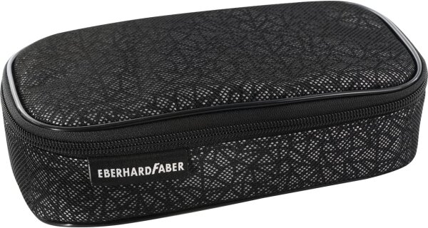 Eberhard Faber 577432 - Jumbo Schlampermäppchen X-Style, schwarz, Federmäppchen mit Reißverschluss, großem Hauptfach und Innentasche