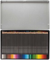 Eberhard Faber 516136 - Buntstifte Set Artist Color, 36 Farbstifte im Metalletui