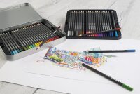 Eberhard Faber 516148 - Buntstifte Set Artist Color, 48 Farbstifte im Metalletui