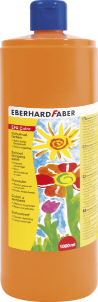 Eberhard Faber 575015 Schulmalfarbe EFA Color 1000ml kadiumorange