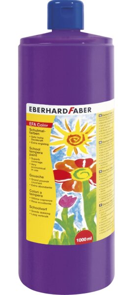 Eberhard Faber 575037 Schulmalfarbe EFA Color 1000ml p.violett