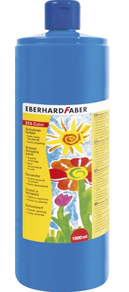 Eberhard Faber 575047 Schulmalfarbe EFA Color 1000ml phth.blau