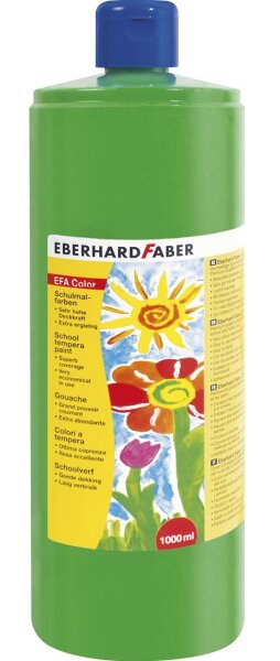 Eberhard Faber 575066 Schulmalfarbe EFA Color 1000ml laubgrün