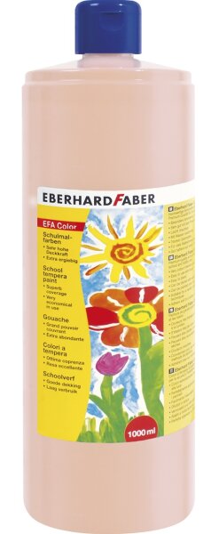 Eberhard Faber 575087 Schulmalfarbe EFA Color 1000ml beigerot