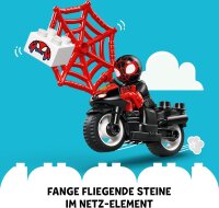 LEGO DUPLO Marvel Spins Motorrad-Abenteuer, Fantasy-Spielset zur TV-Serie Spidey und seine Super-Freunde, Lernspielzeug zum Bauen und Umbauen für Kleinkinder ab 2 Jahren 10424