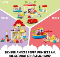 LEGO DUPLO Peppa Wutz Garten mit Baumhaus: Lern-Set für Vorschulkinder zum Bauen und Umbauen mit 2 Figuren, Geschenkidee für Kinder ab 2 Jahren, Jungen und Mädchen 10431