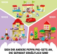 LEGO DUPLO Peppa Wutz Bootsausflug: Spielset mit Spielzeugboot zum Bauen und Umbauen mit 2 Figuren, kreatives Spielzeug, Geschenkidee für Kinder ab 2 Jahren, Jungen und Mädchen 10432