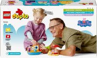 LEGO DUPLO Peppa Wutz Bootsausflug: Spielset mit Spielzeugboot zum Bauen und Umbauen mit 2 Figuren, kreatives Spielzeug, Geschenkidee für Kinder ab 2 Jahren, Jungen und Mädchen 10432