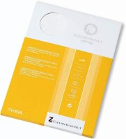 Zanders Elefantenhaut - Marmoriertes Papier, Naturpapier: 110 g/m², A4, 100 Blatt, FSC, abwischbar, weiß