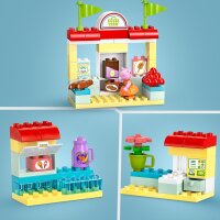 LEGO DUPLO 10434 Peppas Supermarkt: kreatives Lernspielzeug und Spielset, Geschenk für Jungen und Mädchen ab 2 Jahren, fördert die Fingerfertigkeit