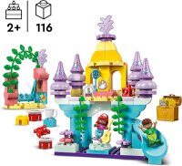 LEGO DUPLO, Disney Arielles magischer Unterwasserpalast, Lernspielzeug zu Arielle, die Meerjungfrau, Unterwasserschloss für Kinder ab 2 Jahren 10435