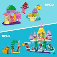 LEGO DUPLO, Disney Arielles magischer Unterwasserpalast, Lernspielzeug zu Arielle, die Meerjungfrau, Unterwasserschloss für Kinder ab 2 Jahren 10435