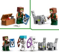 LEGO Minecraft Die Wolfsfestung, Action-Spielset mit...