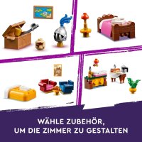 LEGO Friends Burg mit Ferienunterkunft, Hotel-Spielset für Kinder und Teenager ab 12 Jahren mit 4 Spielfiguren, Hund und Zubehör, Geschenkidee für Mädchen und Jungen 42638