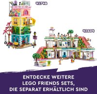 LEGO Friends Burg mit Ferienunterkunft, Hotel-Spielset für Kinder und Teenager ab 12 Jahren mit 4 Spielfiguren, Hund und Zubehör, Geschenkidee für Mädchen und Jungen 42638