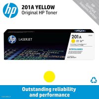 HP 201A (CF402A) Gelb Original Toner für HP Color Laserjet Pro M252, M274n, M277