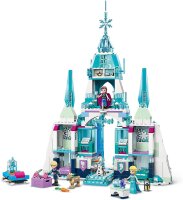 LEGO | Disney Frozen Elsas Winterpalast, Bau- und Spielset für Kinder mit Modell-Palast und Minifiguren ELSA und Anna, Geschenk für Mädchen, Jungen und Filmfans ab 6 Jahren 43244