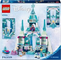 LEGO | Disney Frozen Elsas Winterpalast, Bau- und Spielset für Kinder mit Modell-Palast und Minifiguren ELSA und Anna, Geschenk für Mädchen, Jungen und Filmfans ab 6 Jahren 43244