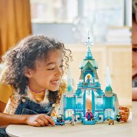 LEGO | Disney Frozen Elsas Winterpalast, Bau- und Spielset für Kinder mit Modell-Palast und Minifiguren ELSA und Anna, Geschenk für Mädchen, Jungen und Filmfans ab 6 Jahren 43244