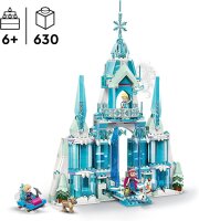 LEGO | Disney Frozen Elsas Winterpalast, Bau- und Spielset für Kinder mit Modell-Palast und Minifiguren ELSA und Anna, Geschenk für Mädchen, Jungen und Filmfans ab 6 Jahren 43244