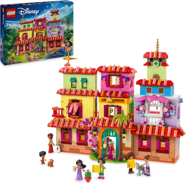 LEGO | Disney Encanto Das magische Haus der Madrigals, Puppenhaus für Kinder mit der Spielfigur Mirabel, Bauspielzeug für Mädchen und Jungen ab 7 Jahren 43245