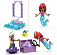 LEGO | Disney Princess Arielles Kristallhöhle, Fantasy-Spielzeug für Kinder mit Meerjungfrau-Figur, Schiffswrack und Fischen, Geschenk für Mädchen und Jungen ab 4 Jahren 43254