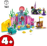 LEGO | Disney Princess Arielles Kristallhöhle, Fantasy-Spielzeug für Kinder mit Meerjungfrau-Figur, Schiffswrack und Fischen, Geschenk für Mädchen und Jungen ab 4 Jahren 43254