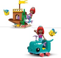 LEGO | Disney Princess Arielles Kristallhöhle, Fantasy-Spielzeug für Kinder mit Meerjungfrau-Figur, Schiffswrack und Fischen, Geschenk für Mädchen und Jungen ab 4 Jahren 43254