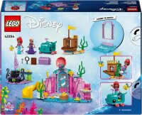 LEGO | Disney Princess Arielles Kristallhöhle, Fantasy-Spielzeug für Kinder mit Meerjungfrau-Figur, Schiffswrack und Fischen, Geschenk für Mädchen und Jungen ab 4 Jahren 43254