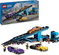 LEGO City Autotransporter mit Sportwagen, Set mit 4...