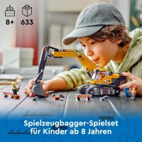 LEGO City Raupenbagger, Spielzeugbagger für Kinder...