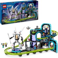 LEGO City Achterbahn mit Roboter-Mech,...