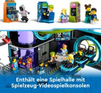 LEGO City Achterbahn mit Roboter-Mech, Spielzeug-Vergnügungspark, Spielset für Jungen und Mädchen ab 8 Jahren, Geschenk für kreative Kinder 60421