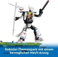 LEGO City Achterbahn mit Roboter-Mech, Spielzeug-Vergnügungspark, Spielset für Jungen und Mädchen ab 8 Jahren, Geschenk für kreative Kinder 60421