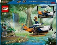 LEGO City Dschungelforscher-Wasserflugzeug, Spielzeug für Kinder, Dschungel-Spielzeug mit Minifiguren, Entdecker-Spielzeug für Mädchen und Jungen ab 6 Jahren 60425