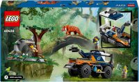 LEGO City Dschungelforscher-Truck, Bau- und Spielset für Kinder ab 6 Jahren, cooles Geburtstagsgeschenk, LKW-Spielzeug, mit 3 Abenteurer-Minifiguren und Tiger 60426