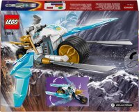 LEGO NINJAGO Zanes Eismotorrad, Ninja-Spielset mit 1 Minifigur, Action-Spielzeug, baubares kleines Fahrzeug für Kinder, Geschenk für Jungen und Mädchen ab 7 Jahren 71816