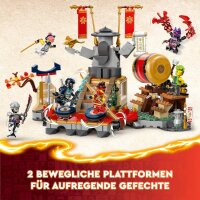 LEGO NINJAGO Turnier-Arena Abenteuer-Spielzeug für Kinder, Ninja-Spielset mit 6 Minifiguren, sammelbares Bauset, Geburtstagsgeschenk für Jungen und Mädchen ab 7 Jahren 71818