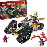 LEGO NINJAGO Kombi-Raupe des Ninja-Teams, 4-in-1-Set mit...