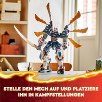 LEGO NINJAGO Coles Titandrachen-Mech, Abenteuer-Spielzeug für Kinder, Ninja-Spielset mit 1 Minifigur, Geburtstagsgeschenk für Jungen und Mädchen ab 12 Jahren 71821