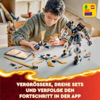 LEGO NINJAGO Coles Titandrachen-Mech, Abenteuer-Spielzeug für Kinder, Ninja-Spielset mit 1 Minifigur, Geburtstagsgeschenk für Jungen und Mädchen ab 12 Jahren 71821