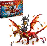 LEGO NINJAGO Quelldrache der Bewegung, Abenteuer-Spielzeug für Kinder, Ninja-Spielset mit 6 Minifiguren, Geburtstagsgeschenk für Jungen und Mädchen ab 12 Jahren 71822