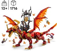 LEGO NINJAGO Quelldrache der Bewegung, Abenteuer-Spielzeug für Kinder, Ninja-Spielset mit 6 Minifiguren, Geburtstagsgeschenk für Jungen und Mädchen ab 12 Jahren 71822