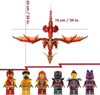 LEGO NINJAGO Quelldrache der Bewegung, Abenteuer-Spielzeug für Kinder, Ninja-Spielset mit 6 Minifiguren, Geburtstagsgeschenk für Jungen und Mädchen ab 12 Jahren 71822