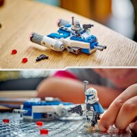 LEGO Star Wars Captain Rex Y-Wing Microfighter, baubares Spielzeug-Sternenschiff Steinen zum Sammeln, Geschenkidee für Jungen und Mädchen ab 6 Jahren 75391