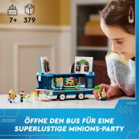 LEGO Ich – Einfach unverbesserlich 4: Minions und der Party Bus, Geschenkidee für Minions Fans, Kinderspielzeug mit 4 Minifiguren für Jungen und Mädchen ab 7 Jahren 75581