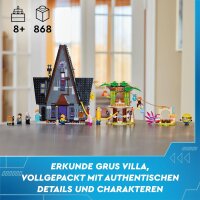 LEGO Ich – Einfach unverbesserlich 4: Familienvilla von Gru und den Minions, Fanartikel zum neuen Film, Spielzeug, Geschenk für Jungen und Mädchen ab 8 Jahren 75583