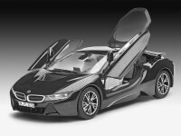 Revell - Modellbausatz Auto 1:24 - BMW i8 im Maßstab 1:24, Level 4, originalgetreue Nachbildung mit vielen Details, 07008