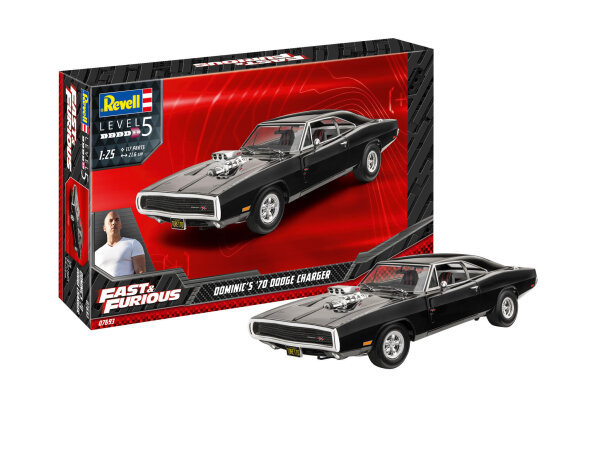 Revell - Fast & Furious - Dominics 1970 Dodge Charger Modellbausatz