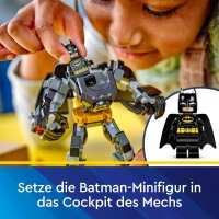 LEGO DC Batman: Batman Mech, Superhelden-Spielzeug, bewegliche Action-Figur zum Sammeln, Set mit Mech und Minifigur, Geschenk für kreative Jungen und Mädchen ab 6 Jahren 76270